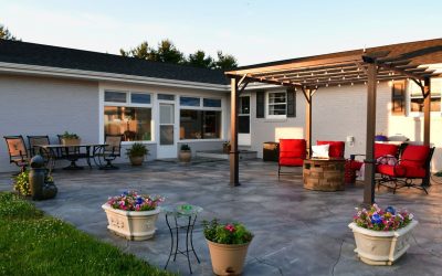 Choose a fabric to cover your pergola