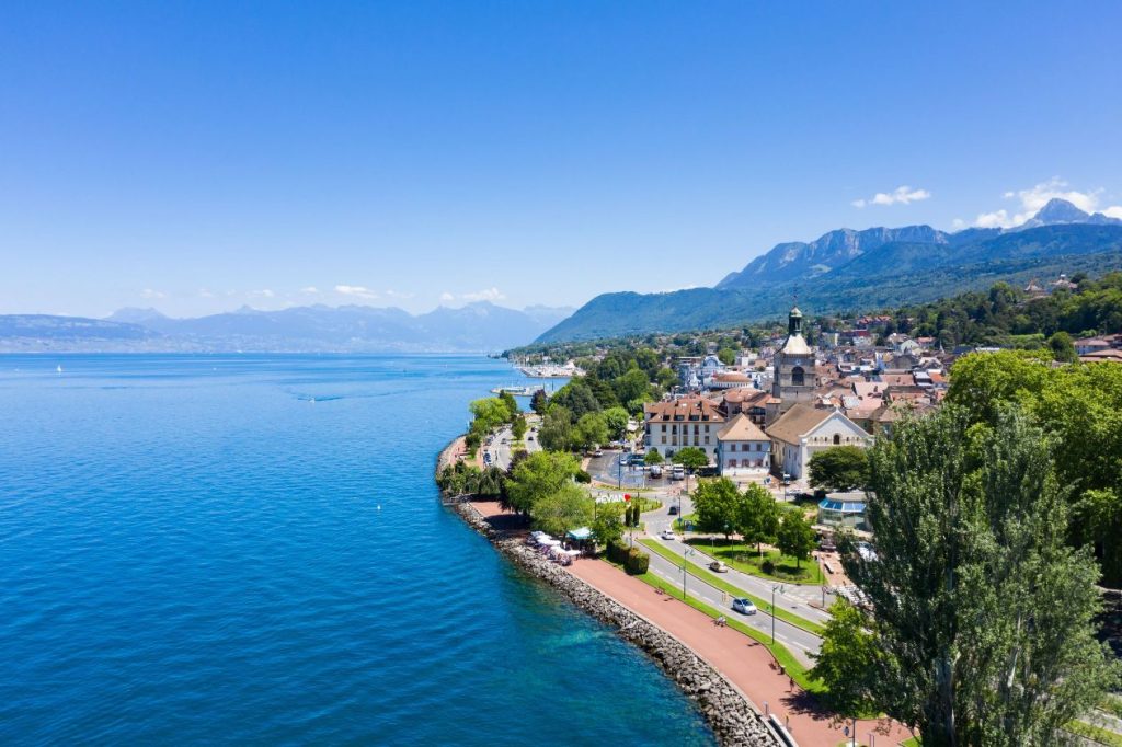 View of the Lac du Bourget