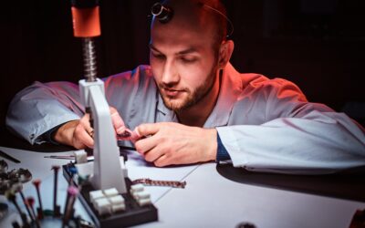 Les artisans horlogers et leur maîtrise de la gravure à la main.