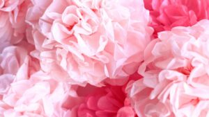 Du papier de soie rose