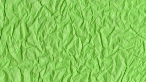 Du papier de soie vert