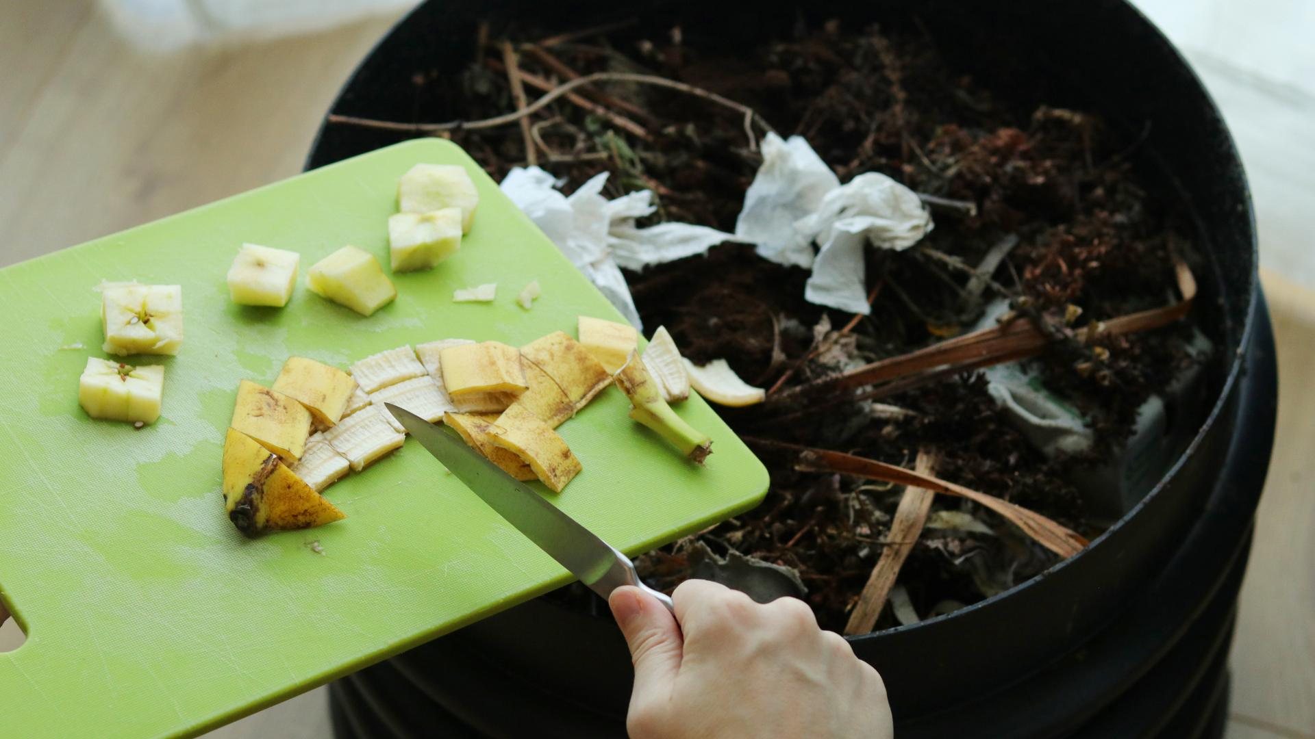 compost sur un balcon