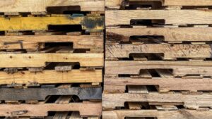 Meuble chaussures en palettes