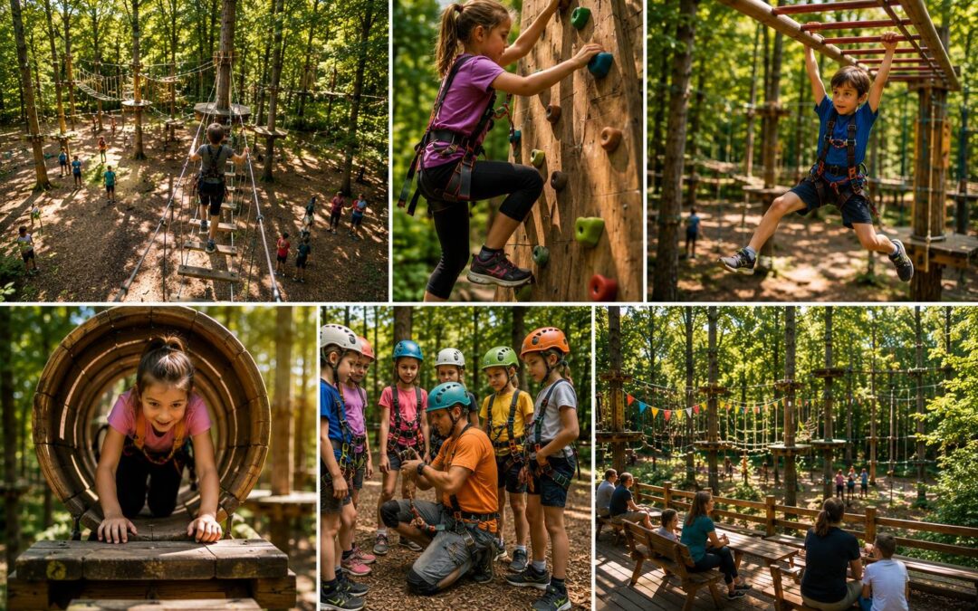 Les attractions qui renforcent la motricité et l’agilité des enfants